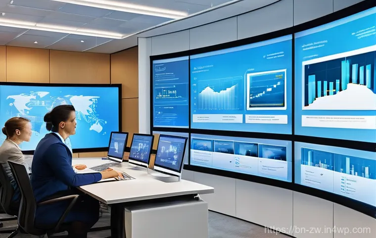 비즈니스 성과와 지식 구조화의 관계 - **Prompt 1: Data to Insight Transformation**
    "A diverse team of business professionals, includin...