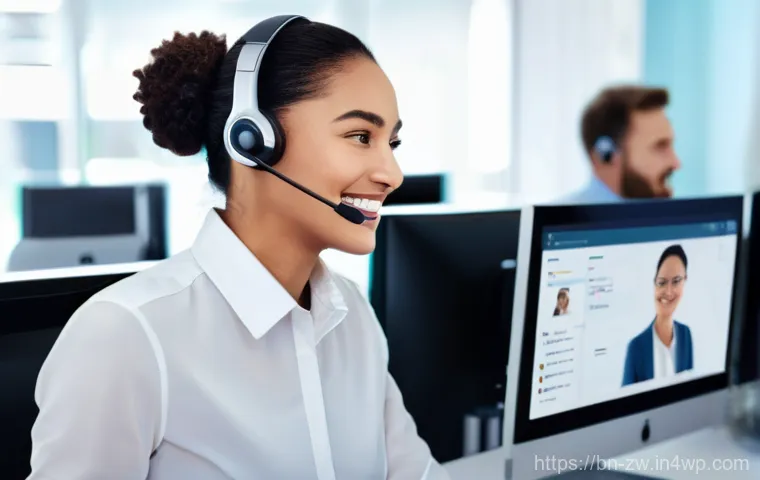 지식 구조화 시스템의 성공적 도입 사례 - **Prompt 1 (Focus: Efficiency and Organized Data Management):**
    "A vibrant, high-tech office env...