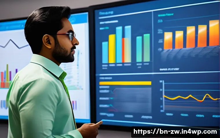 정보 시각화를 통한 지식 구조화 - A detailed professional office setting showing a Bengali data analyst presenting complex sales data ...